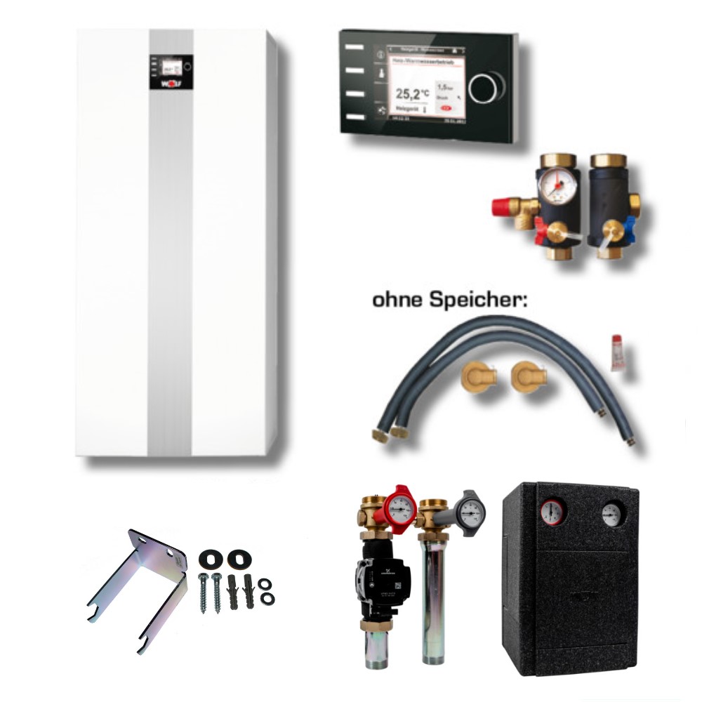 Wolf Paket Öl Brennwertkessel COB-2-40 B30 ComfortLine Heizkreis Regelung BM-2