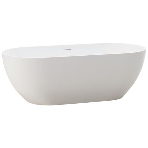 Ovalwanne Golem O 170 S freistehende Badewanne Mineralmarmor Solid Surface
