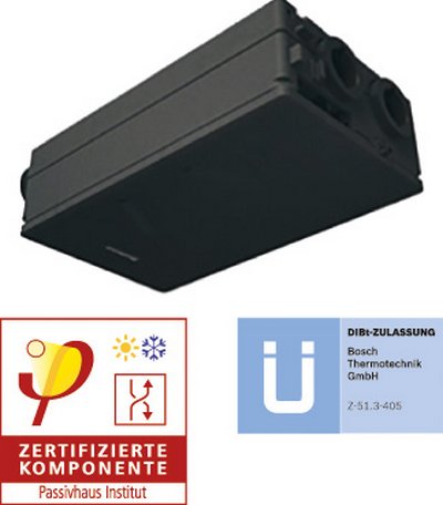 Buderus KWL Wohnungslüftungsgerät Logavent HRV156-120 K BS  Regelung VC310