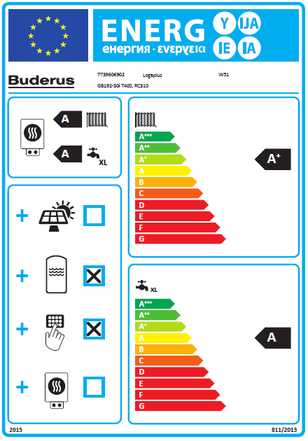 Buderus Gas Brennwert Therme Logamax plus GB192-30 i T40S weiß Paket W51