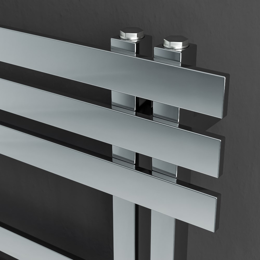 Corpotherma Badheizkörper Senzo Up Chrom 1200 x 600 x 40 mm Designheizkörper