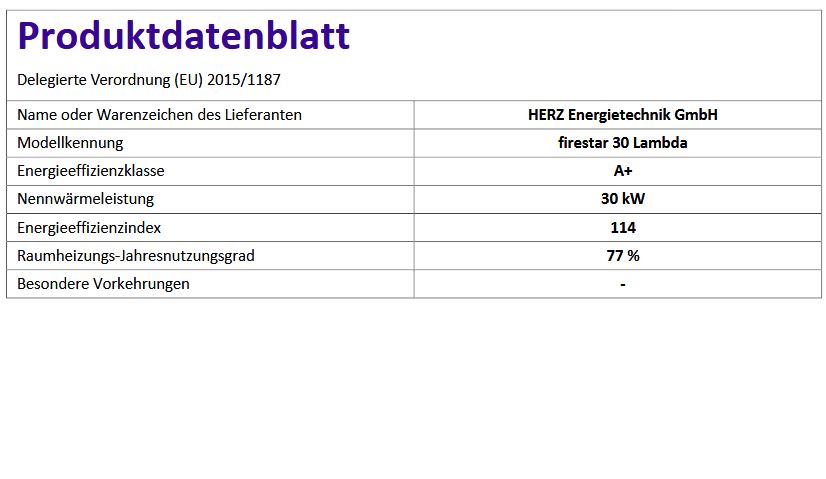Herz Holzvergaser Firestar Lambda Eco 30 kW Holzkessel Scheitholz K030300-404