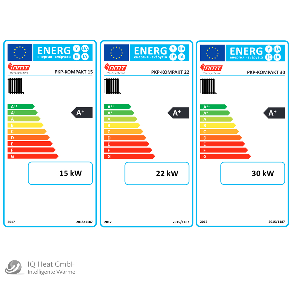 NMT Pelletkessel PKP Kompakt 15 kW Lambda Touchdisplay