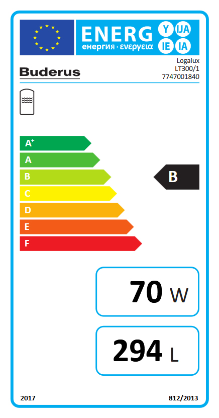 Buderus Logalux LT300/1 V1 Trinkwasserspeicher Warmwasserspeicher liegend