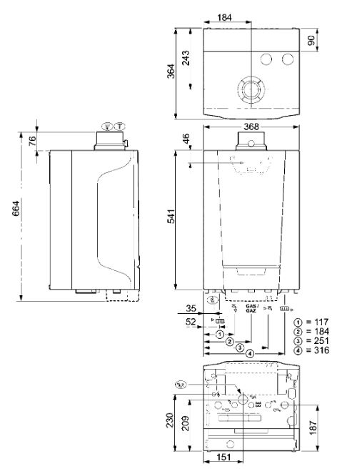 Remeha Paket Tzerra Ace 15DS Gas Brennwert Gerät Speicher 150 Liter iSense