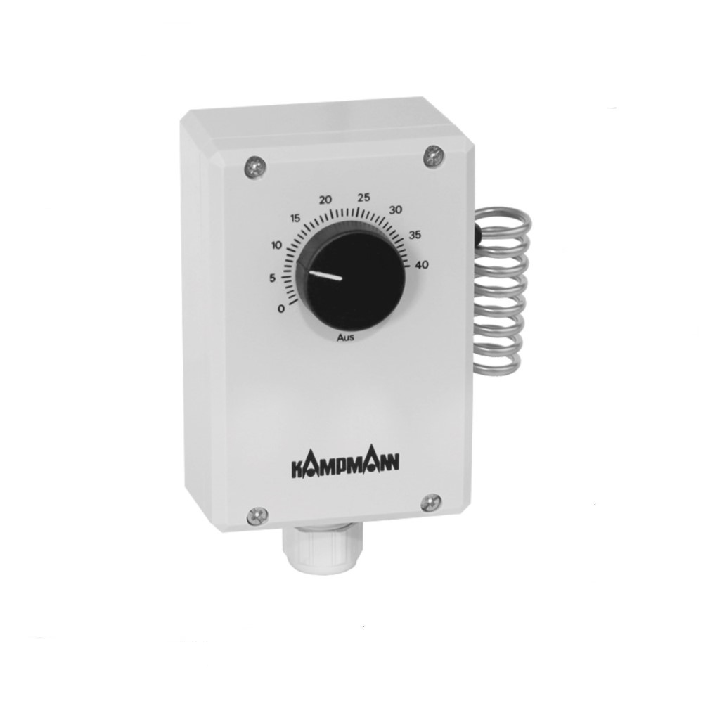 Kampmann Industriethermostat Schutzart IP54 Einstellung Drehknopf 0 - 40 Grad °C