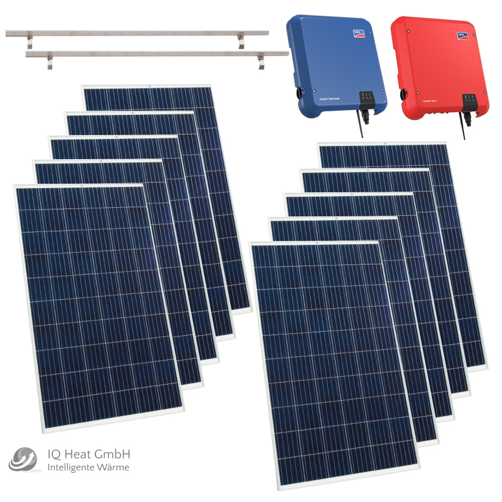 Viessmann PV-Anlage 3,36 KWp Vitovolt 300 Polykristallin Photovoltaik Solarmodul