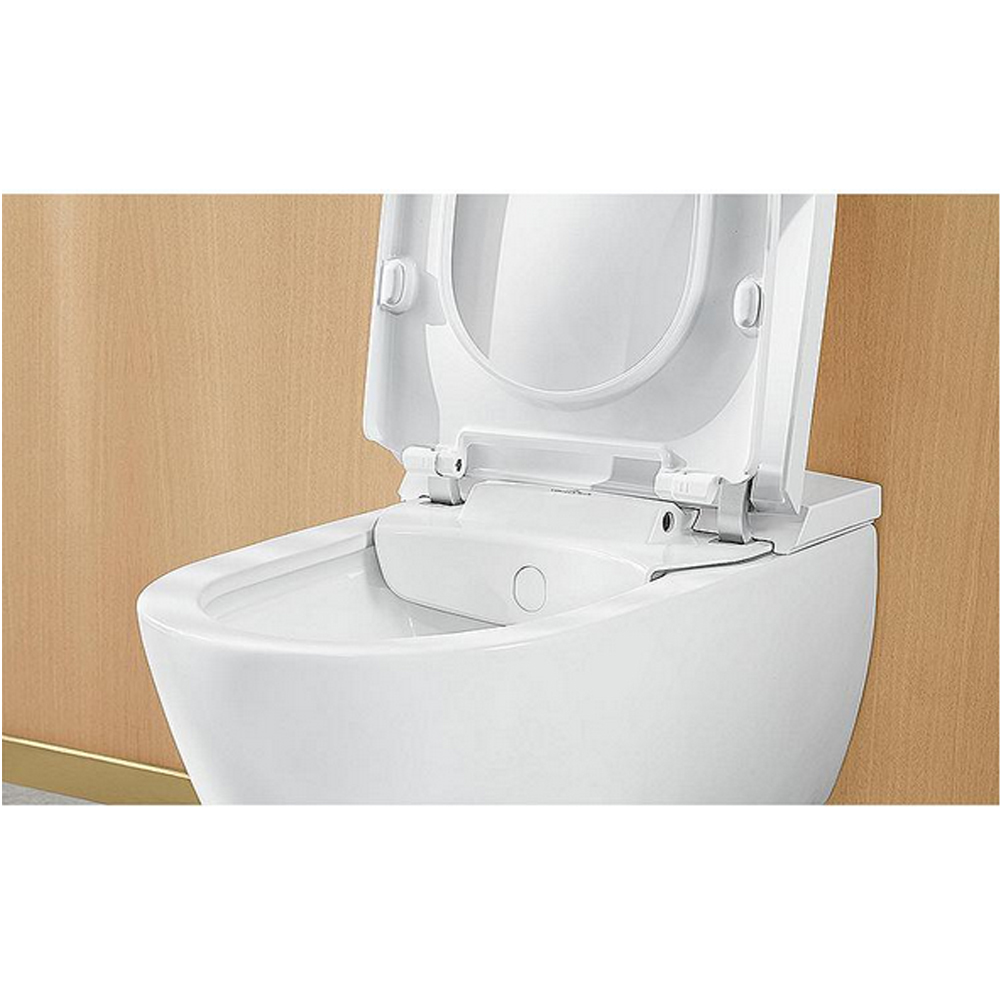 Villeroy & Boch Dusch WC Set Viclean L WC Sitz Wand tiefspül WC Wandtoilette