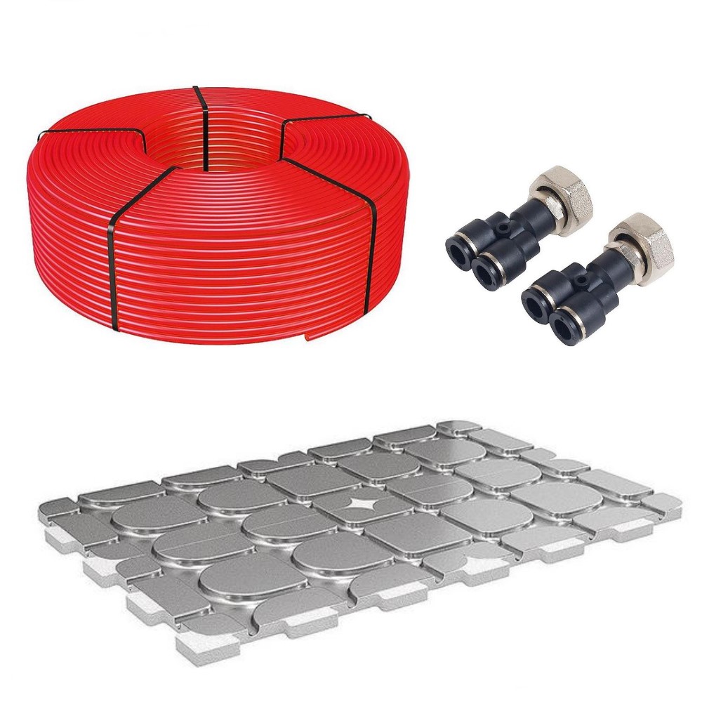 Fußbodenheizung Trockenbau Paket EVENES HeatBoard W 28 m² 18 mm Renovierung
