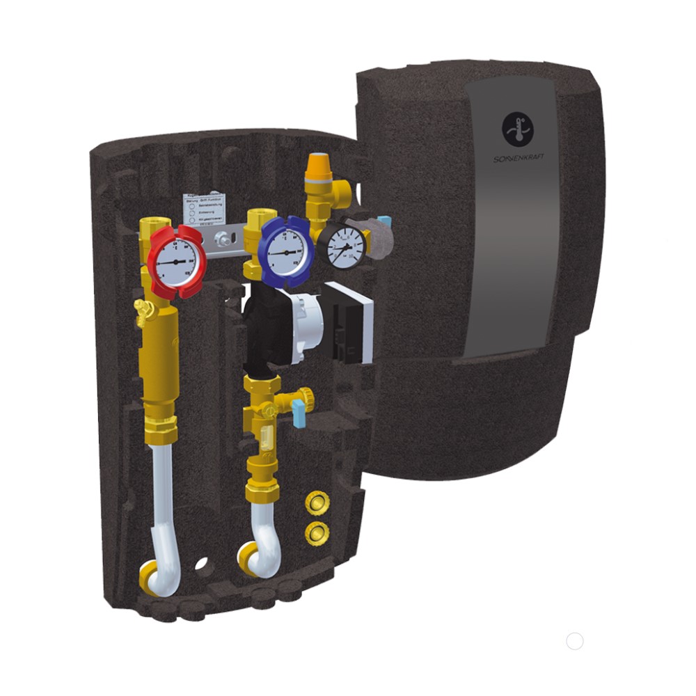 Sonnenkraft Solar Pumpengruppe Typ SSTX25/2E 2-Strang ohne Steuerung #1853