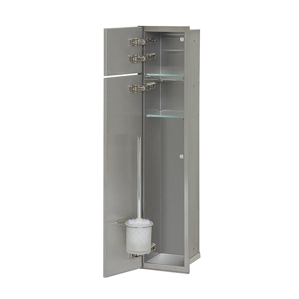 WC Wandcontainer befliesbar links WC Einbauschrank Einbaurahmen Unterputz