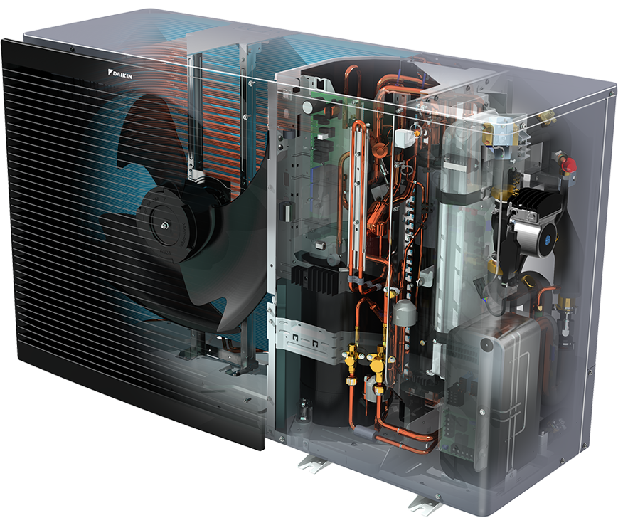 Daikin Wärmepumpe Altherma 3 M H/C 9 BUH3 EBLA09D3W1 Luft Regler Madoka