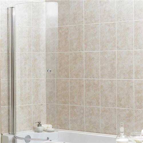 Acryl Kombiwanne Pazifik mit Tür 170 cm li Badewanne Glastür Schürze Fußgestell