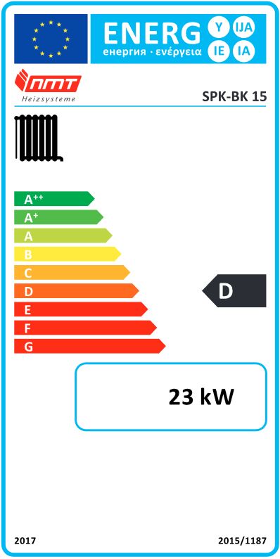 NMT Braunkohlekessel SPK-15 BK 23 kW Kohlekessel Naturzugkessel Abgang hinten
