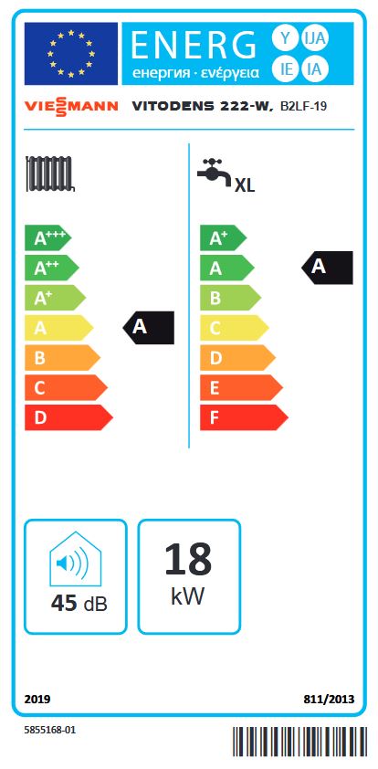 Viessmann Gasbrennwertgerät Paket Vitodens 222-W 19 kW Kompaktgerät Typ B2LF