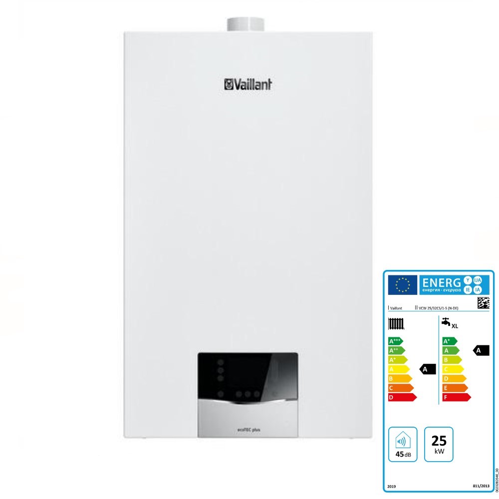 Vaillant Gas Brennwert Kombigerät ecoTEC plus VCW 25/32 CS/1-5 Heiztherme