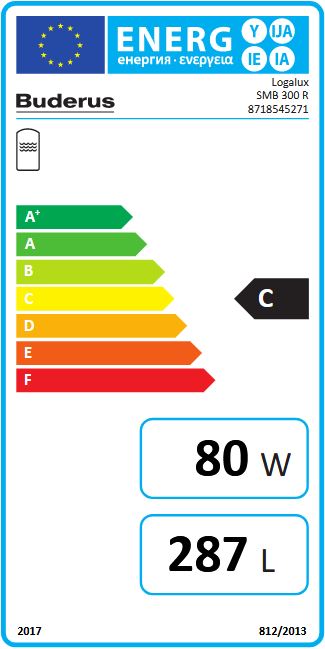 Buderus Warmwasserspeicher Logalux SMB300 Solarspeicher Trinkwasserspeicher