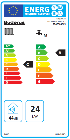Buderus Logamax U154-24(K) Gas Heiztherme Etagenheizung Umlaufwasserheizer