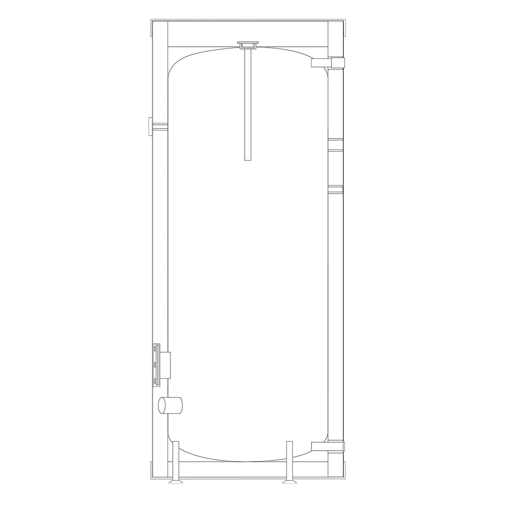 Kospel Warmwasserspeicher SE300 emailliert ohne WT f Betrieb mit Elektroheizstab