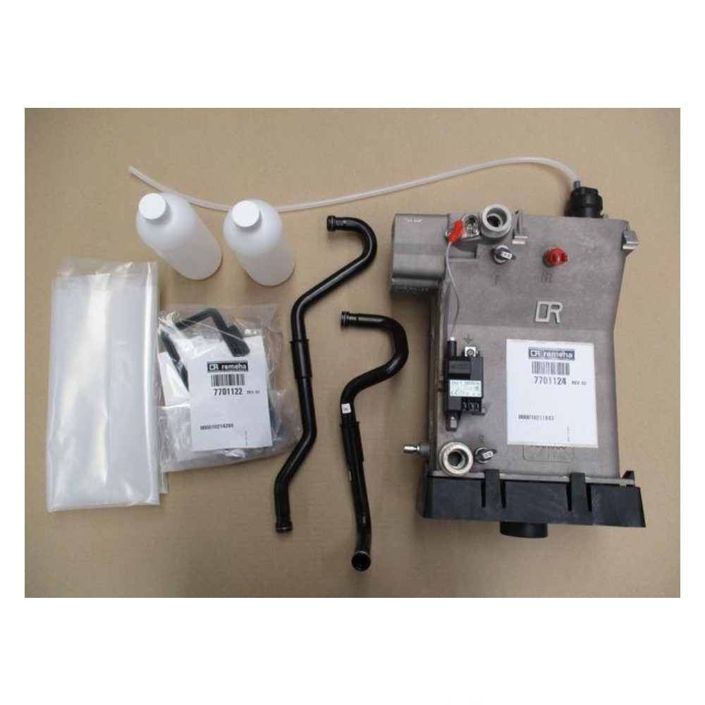 Remeha Wärmetauscher für Calenta ohne Abgasrohr 15 - 25 kW 7701124