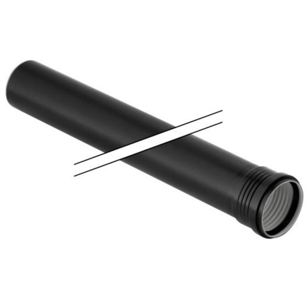 Geberit Silent PP schallgedämmtes Abflussrohr Rohr mit 1 Muffe DN 75 x 500 mm