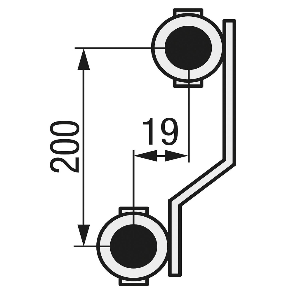 Strawa Edelstahl Heizungsverteiler Typ e-class 63 HK  2 bis 12 Überwurfmutter 1"