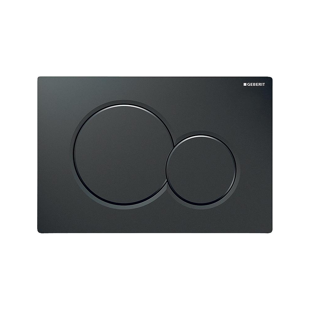 Geberit Betätigungsplatte Sigma 01 schwarz für 2-Mengen-Spülung UP-Spülkästen