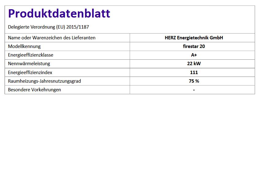 HERZ firestar 20 Lambda Holzvergaser mit Flansch für Pelletfire Pelletbrenner