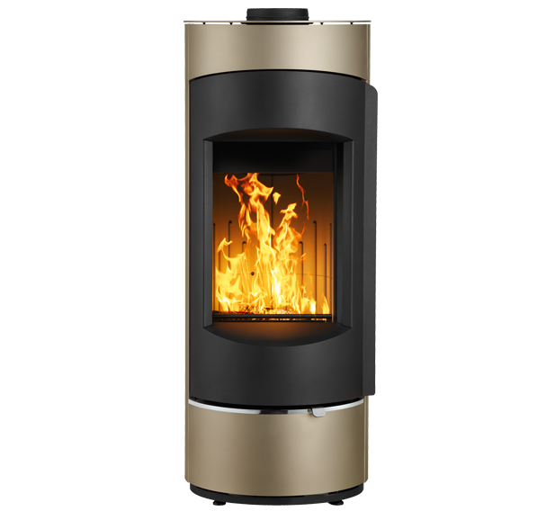 Buderus Logastyle Pulsus 6 kW ecru - Kaminofen Kamin Heizung Speicherstein Ofen
