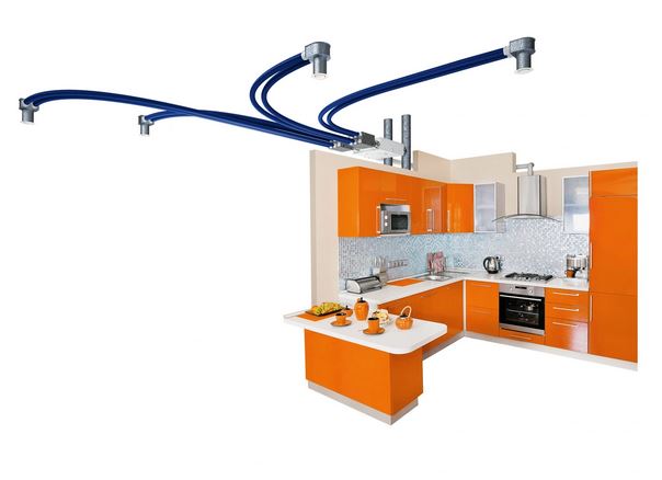 Blauberg Luftverteilungsset max 80 m² BlauFast 75/80 Wohnraumlüftung KWL 8031199