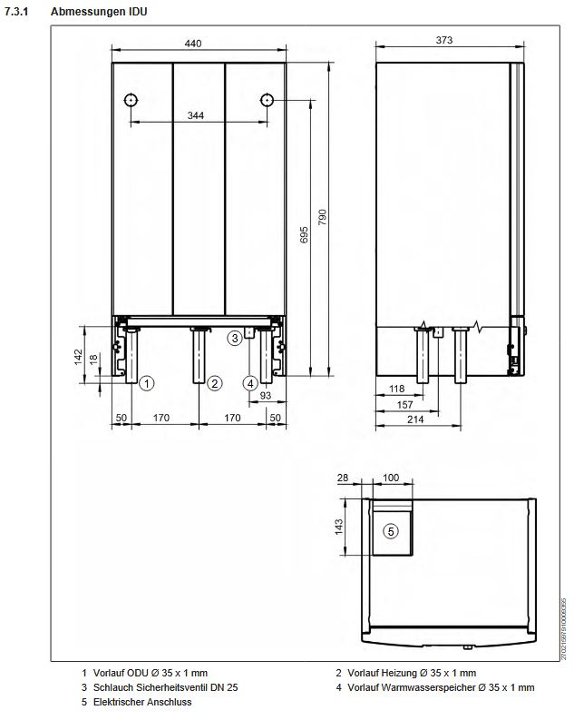 Wolf Paket Wärmepumpe CHA-20/24-400V inkl. BM-2 Puffer BSP-W-1000 9149092W33