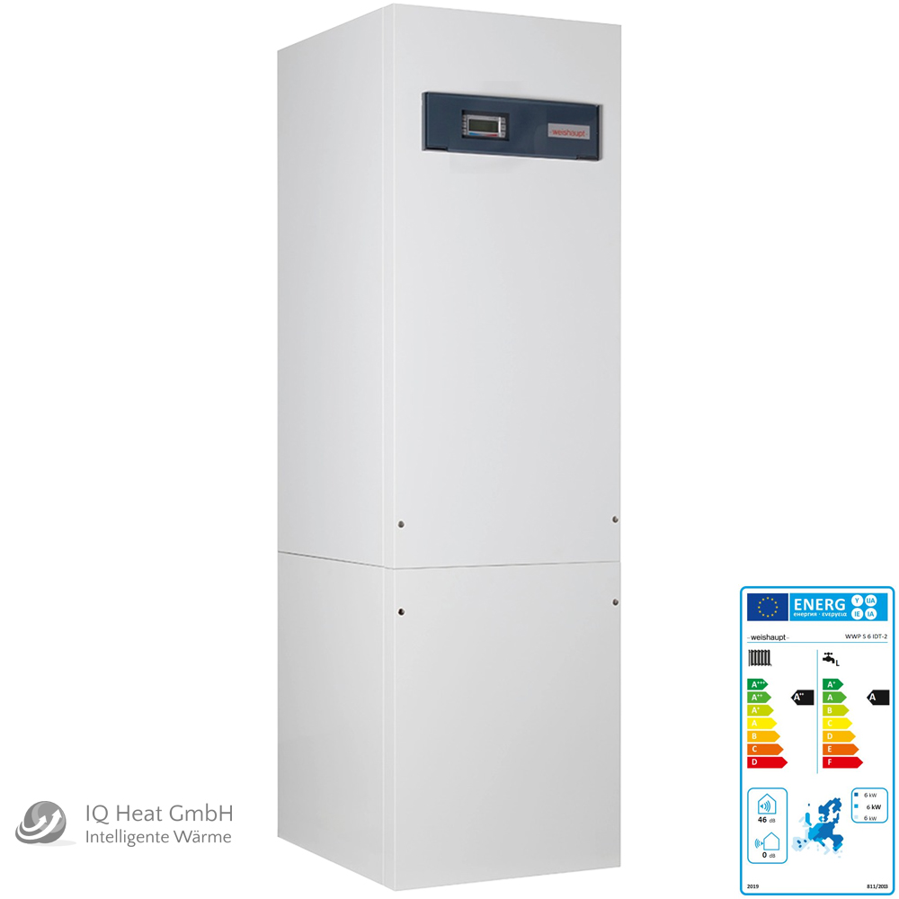 Weishaupt Sole Wasser Wärmepumpe Typ WWP S 6 IDT-2 Erdwärmepumpe Touchdisplay