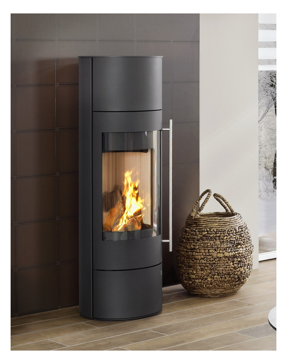 Kaminofen Olsberg Palena PowerBloc! Compact 5 KW Stahlverkleidung schwarz