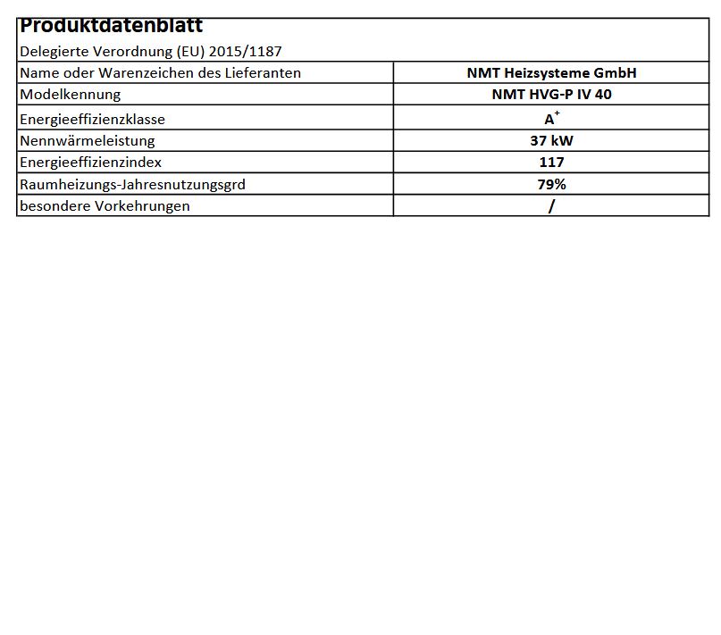 NMT Kombikessel HVG Pellet IV 40 Lambdasonde Holz/Pellets 37/40 kW NMT-HVGP-IV-40