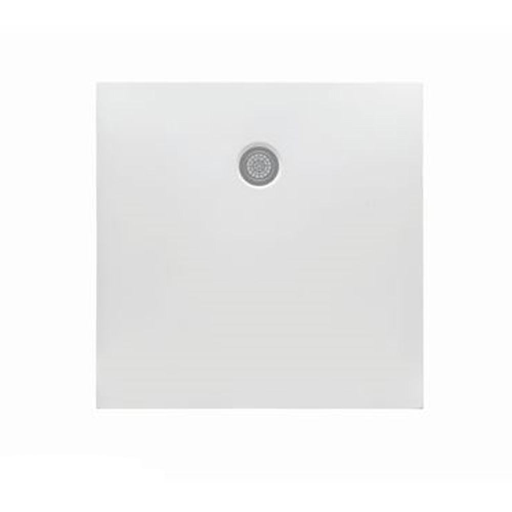 Chr. Schröder Mineralguss Duschwanne StoneFlat E 100 x 100 weiß ohne Ablauf