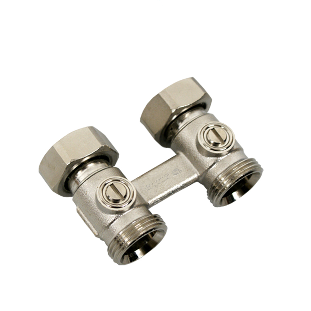 Buderus Logafix Hahnblock 3/4" x 3/4" AG Durchgang