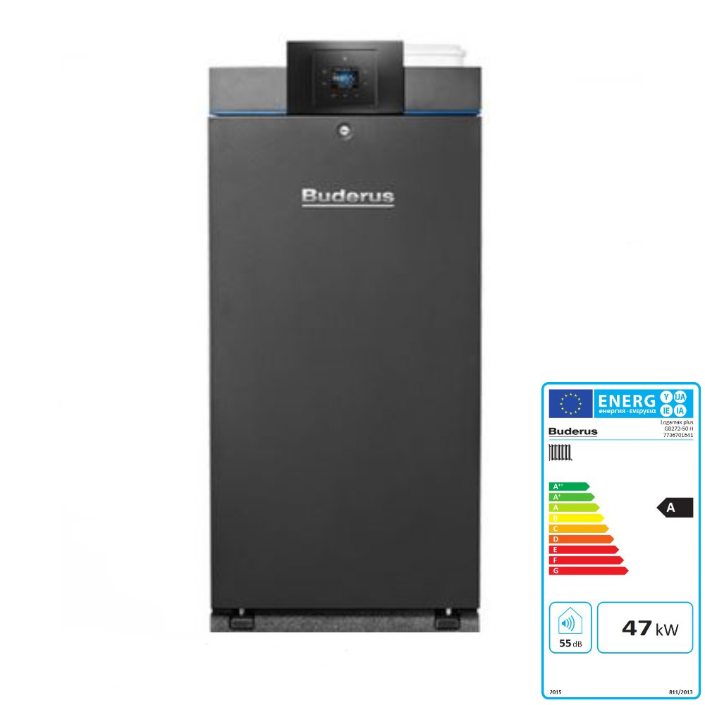 Buderus Gas Brennwertgerät Logamax plus GB272 50 inkl. Umstellteile Erdgas L