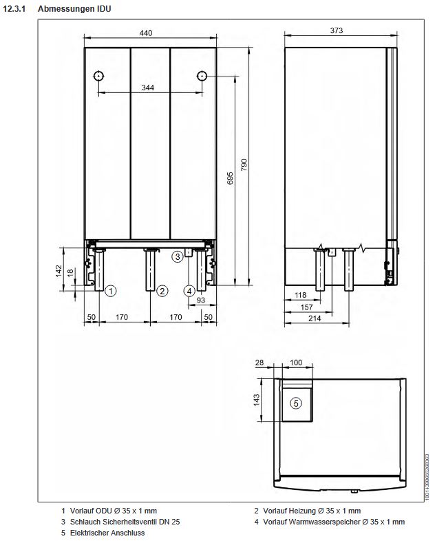 Wolf Luft Wärmepumpe CHA-Monoblock 16/20 (400V) mit E-Heizelement 9 kW 9147922
