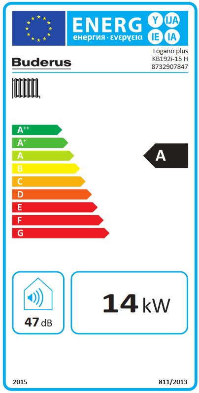 Buderus Gas Brennwertkessel Logano plus KB192i-15 H V3 Gaskessel Titaniumglas