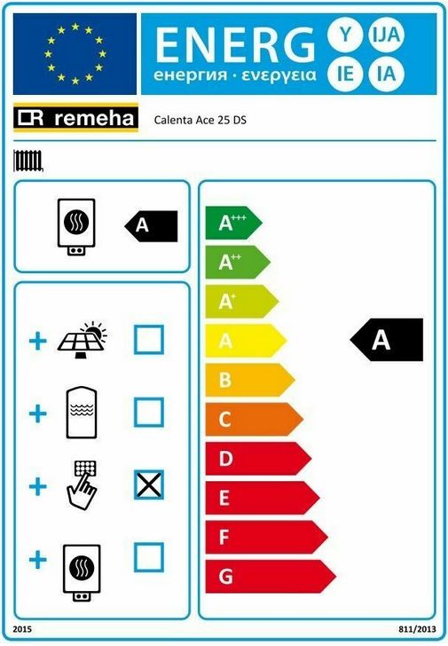 Remeha Calenta Ace-Matic 25 DS 25 kW 7883211 Gas Brennwert Wandkessel