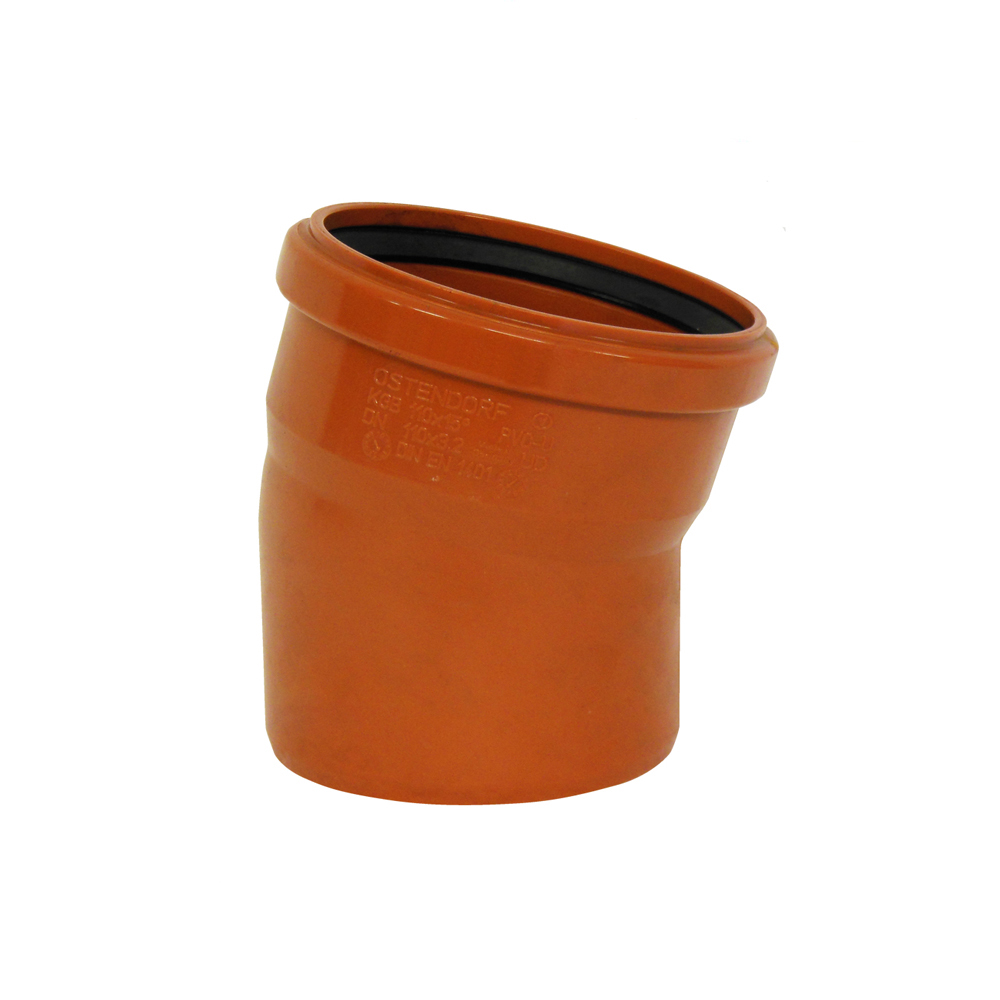 KG-Rohre KGEM - Bogen 15° DN110