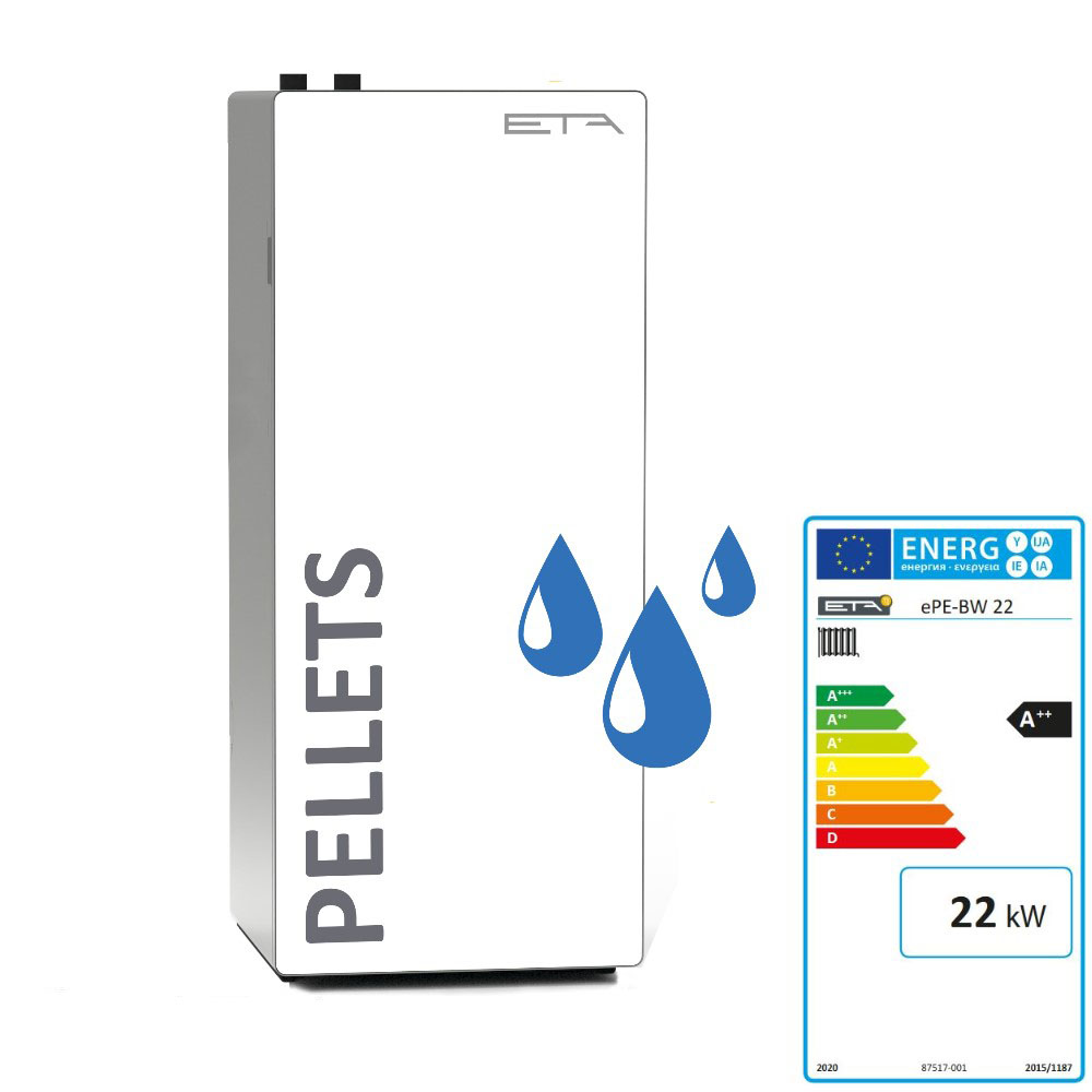 ETA Pellets Brennwertkessel ETA ePE BW 22 kW Pelletkessel 12002-B-22-01 ETA Pellets Brennwertkessel ETA ePE BW 22 kW Pelletkessel 12002-B-22-01
