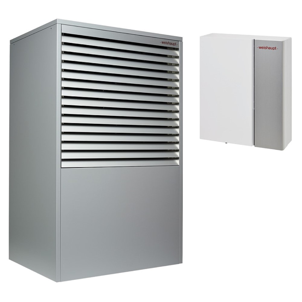 Weishaupt Luft Wasser Wärmepumpe Paket Aeroblock WAB 11 Wandregler 890093