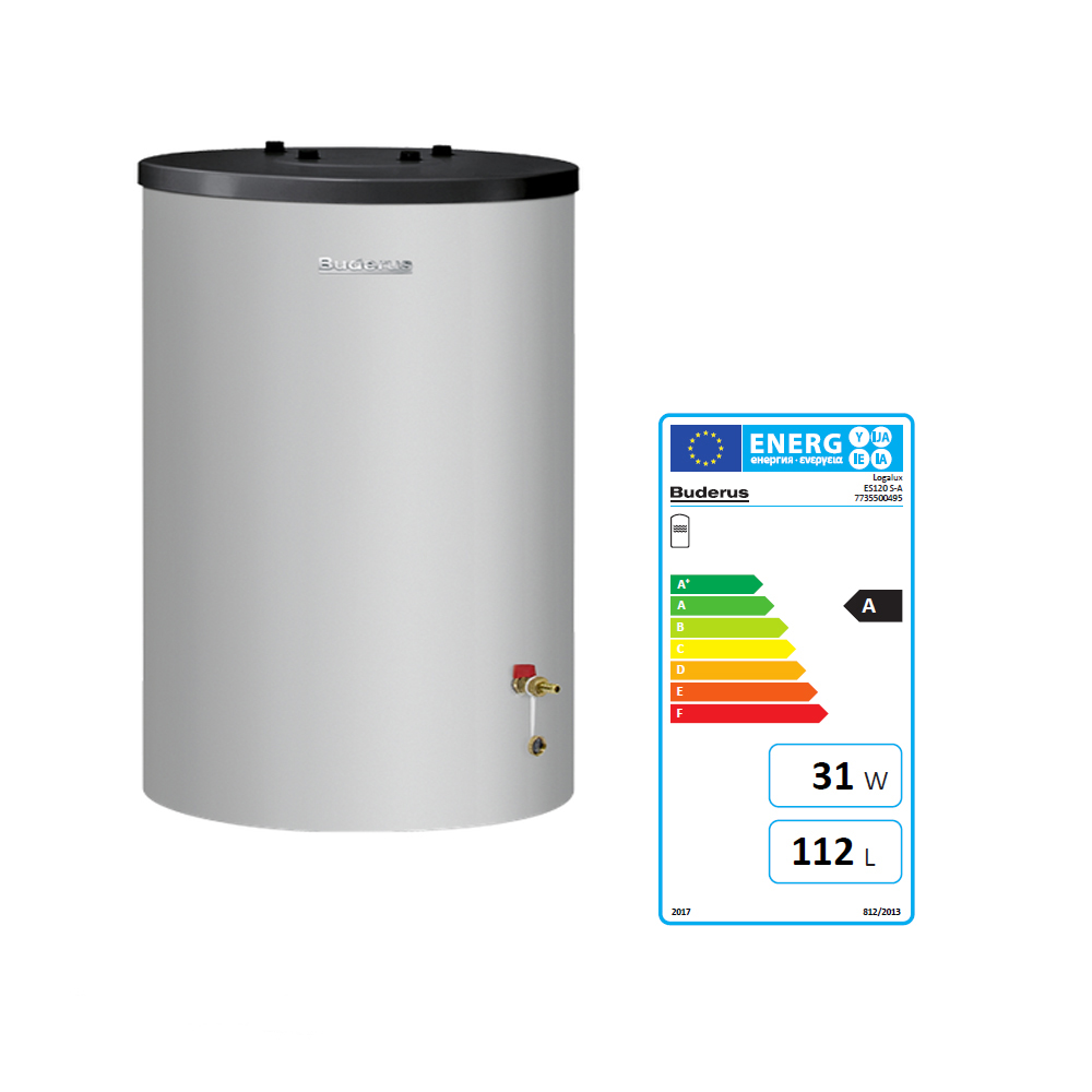 Buderus Logalux ES120 S-A Edelstahl Trinkwasserspeicher Warmwasserspeicher