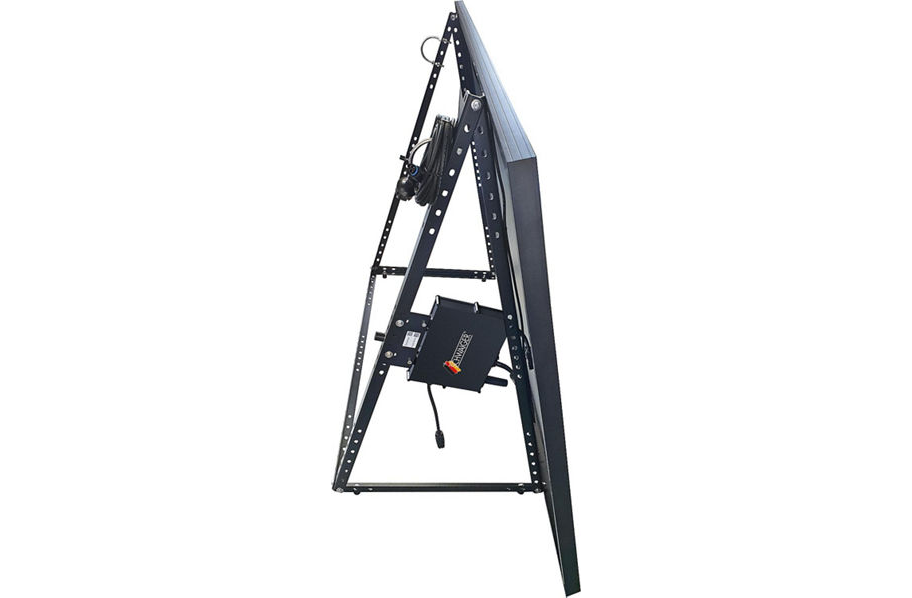 Balkonkraftwerk 800 Watt 2x PV Modul Mikrowechselrichter Full Black Halterung SOKW8650