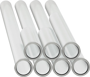 Buderus Abgassystem Schacht Pack Abgasrohre DN60 10 m für GA-K aus Kunststoff