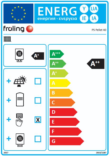 Fröling Pelletskessel P5 Pellet 40 kW N56 14109 Pelletheizung Lambdatronic 5000