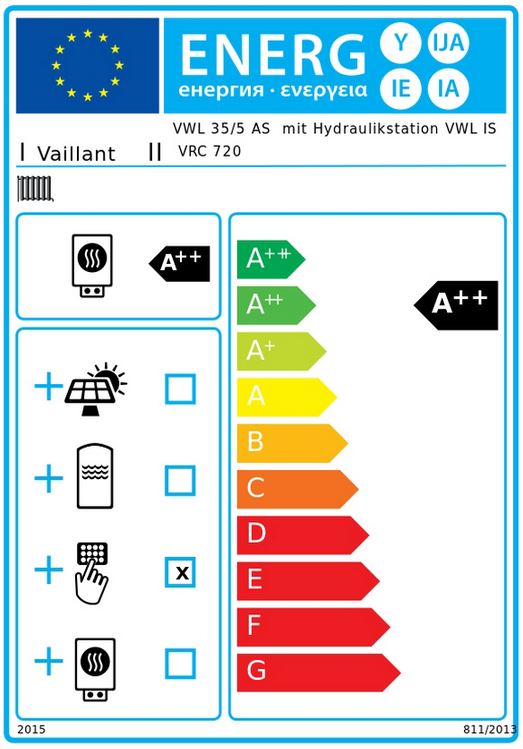 Vaillant Split Heizungs Wärmepumpe aroTHERM VWL 35/5 AS 230V S2 R410 A