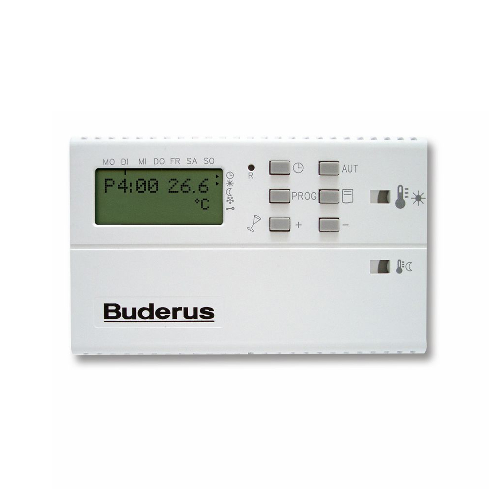 Buderus digitaler Raumtemperaturregler BERT zweistufig mit Programmen 4511180