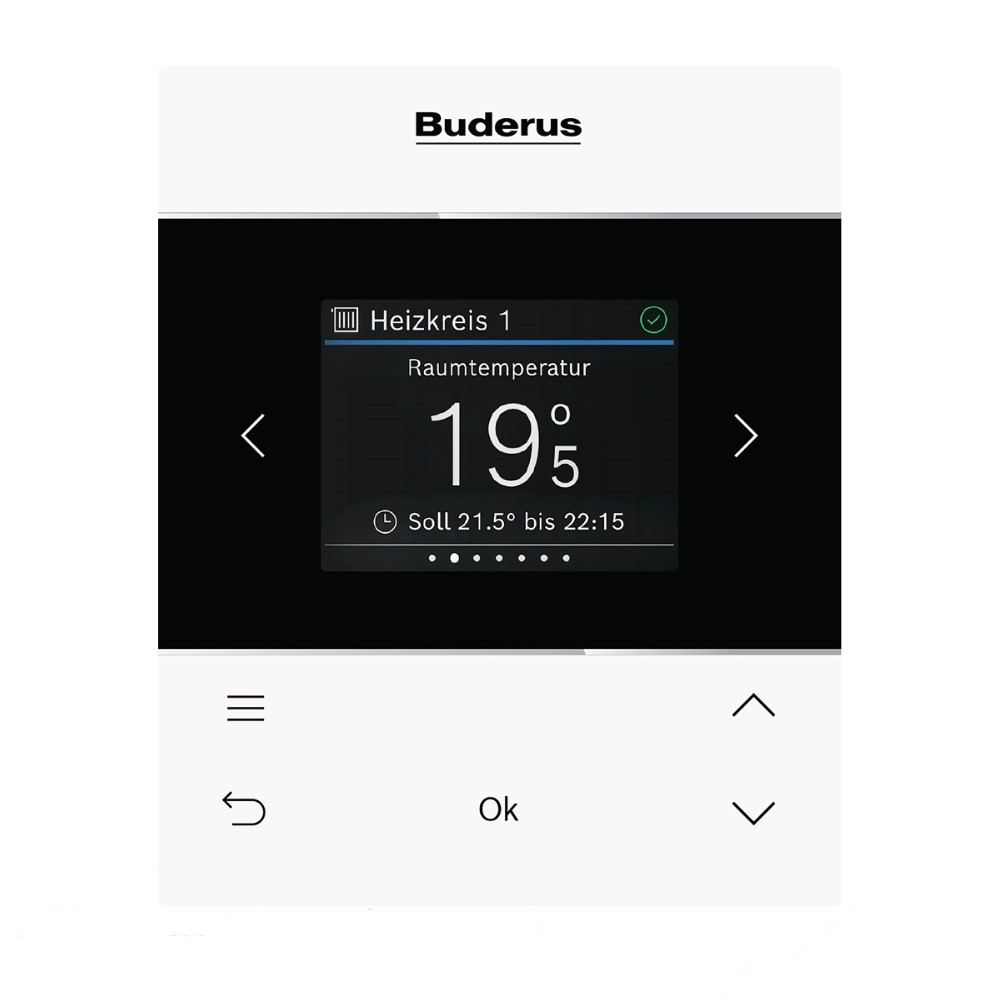 Buderus RC220 Kabelgebundene System Fernbedienung für Logamatic BC400 DE, AT, CH